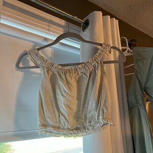 Pacsun L.A Hearts Off Shoulder Crop Top